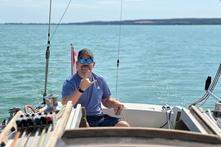 Sailing at Lake Balaton