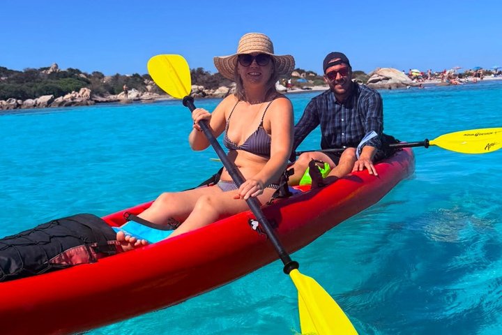 Kayak Tour to Maddalena and Caprera + Snorkeling and Typical Aperitif