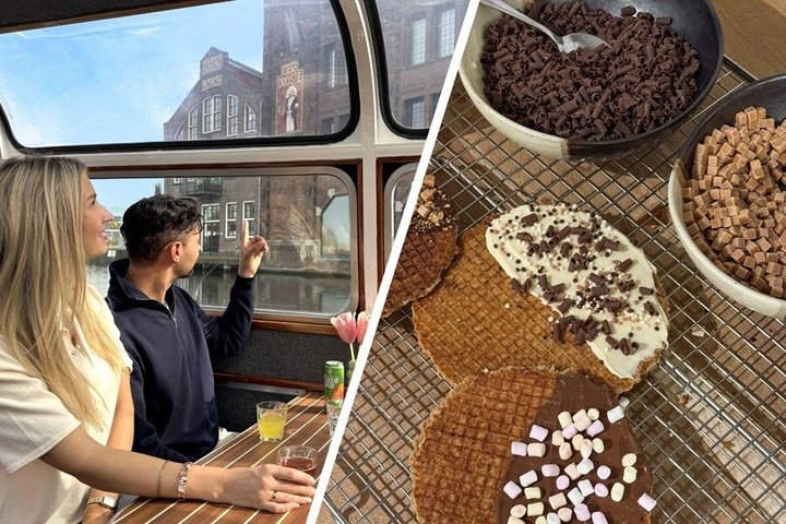 Haarlem: Combi Ticket Scenic Cruise + Stroopwafel workshop