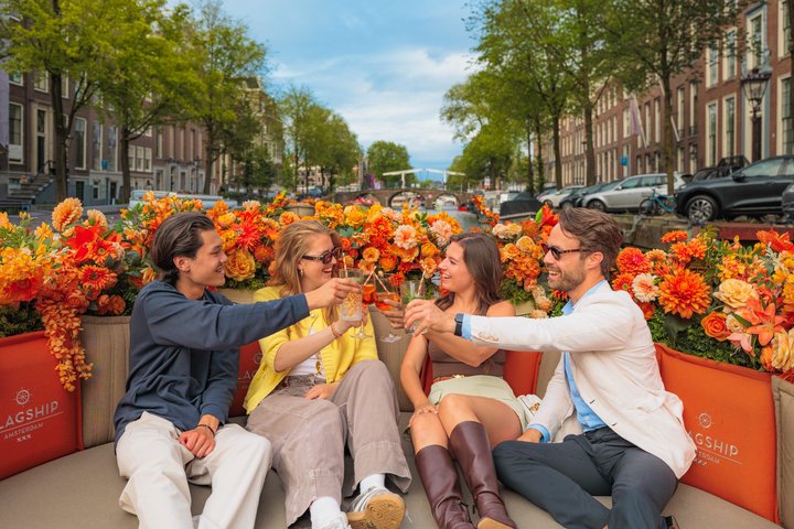 Amsterdam Luxury Canal Cruise + Unlimited Drinks & Bites option