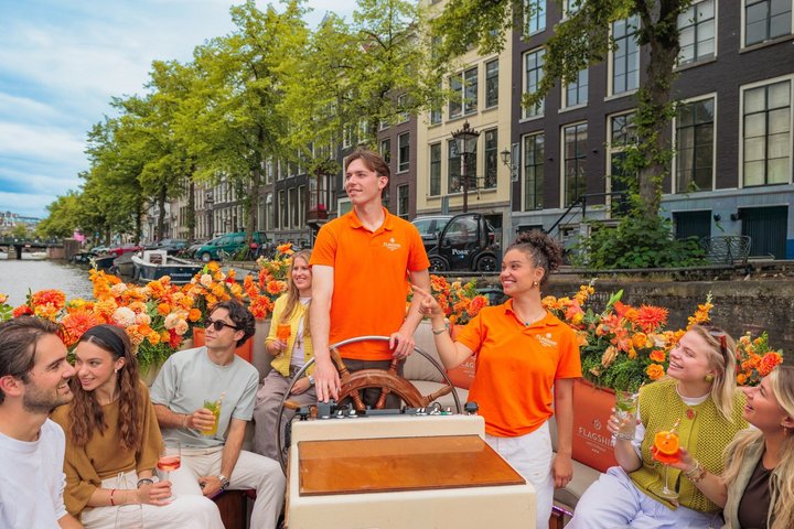 Amsterdam Luxury Canal Cruise + Unlimited Drinks & Bites option