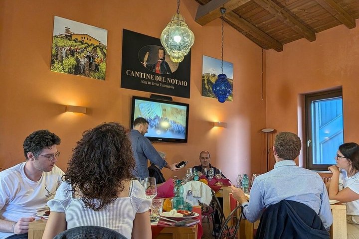 Explore volcanic tuff caves and taste Lucanian wines.
