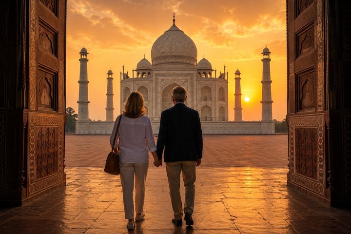 Private 3-Day Taj Mahal Shore Excursion with Flights & Hotels
