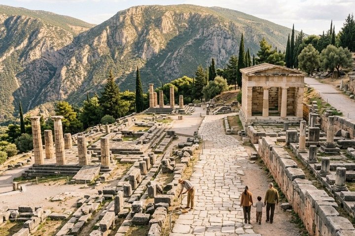 Private Customizable Walking Tour in Delphi