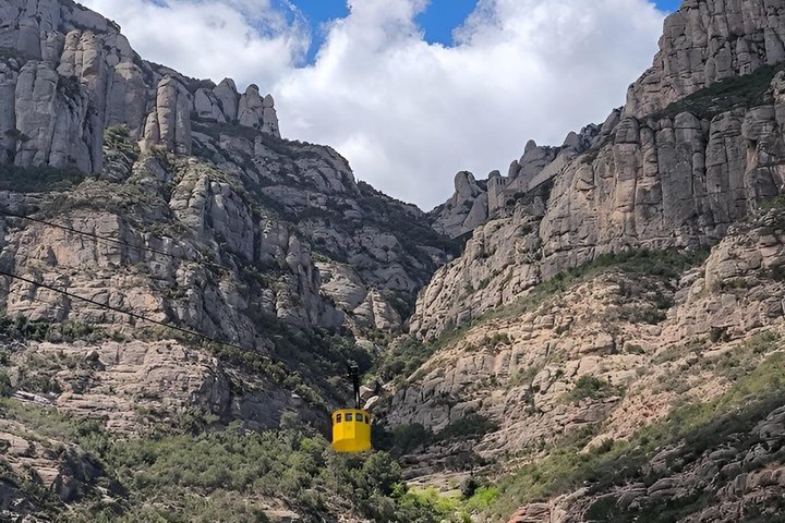Montserrat Cable Car Ticket with Panoramic Mountain Views