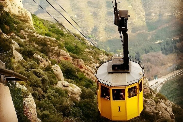 Montserrat Cable Car Ticket with Panoramic Mountain Views