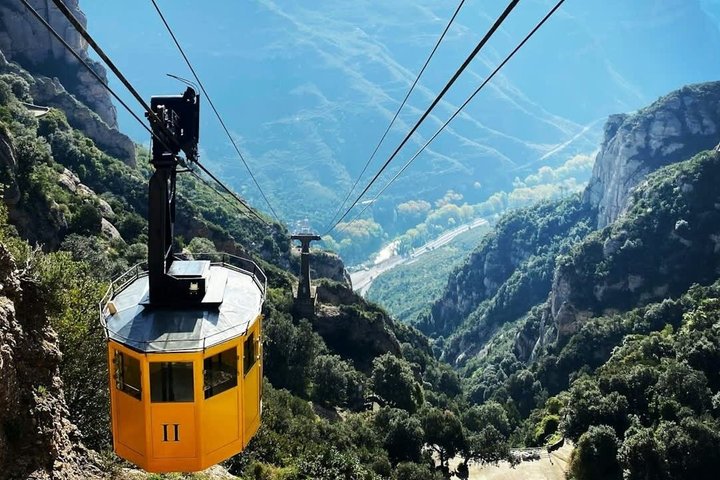 Montserrat Cable Car Ticket with Panoramic Mountain Views