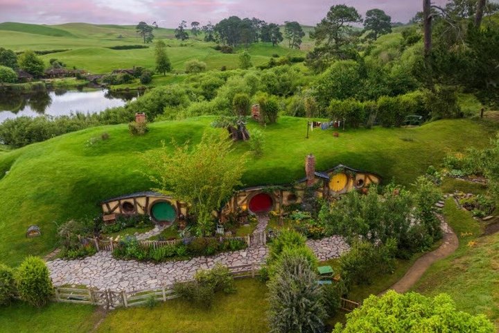 From Hamilton Hobbiton Waitomo Caves Small Group Tour