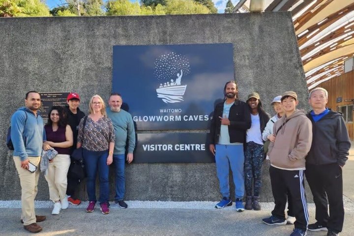 From Hamilton Hobbiton Waitomo Caves Small Group Tour