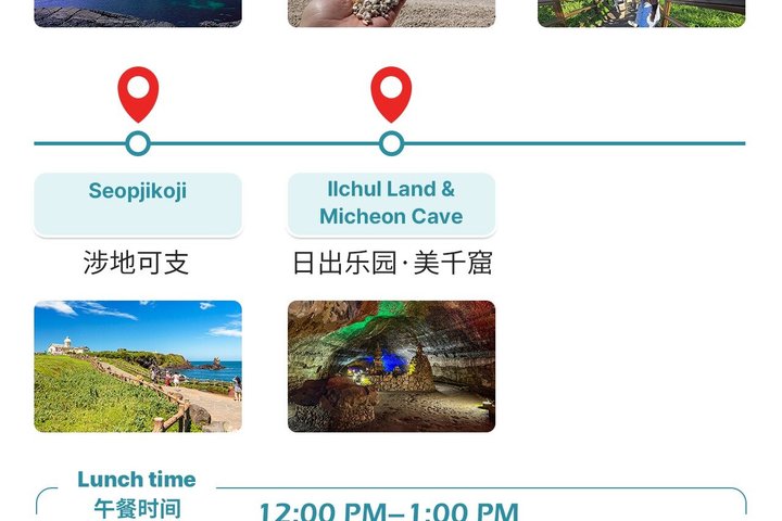 Jeju Island Popular Sightseeing Private Car Charter Tour 5/9hours