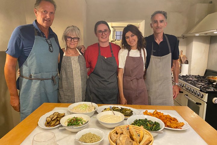 Cooking class, traditional Greek cuisine, on a Greek island