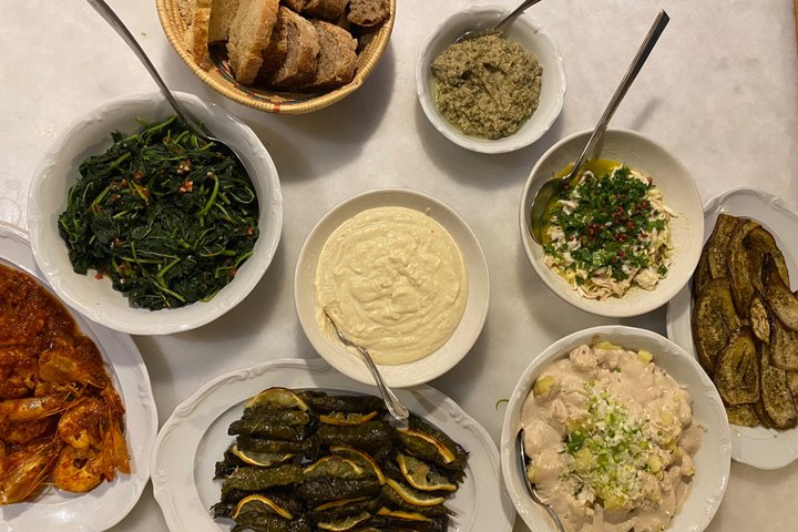 Cooking class, traditional Greek cuisine, on a Greek island
