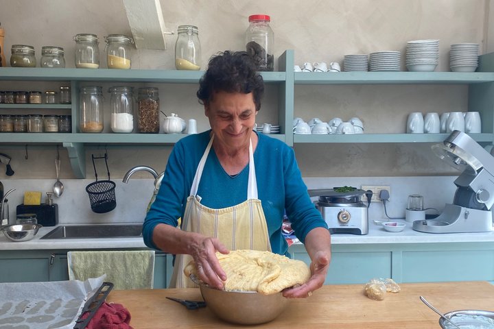 Cooking class, traditional Greek cuisine, on a Greek island