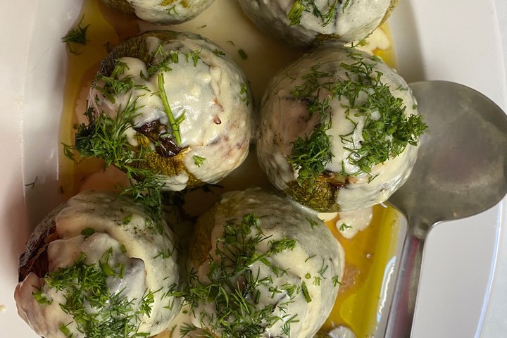 Cooking class, traditional Greek cuisine, on a Greek island
