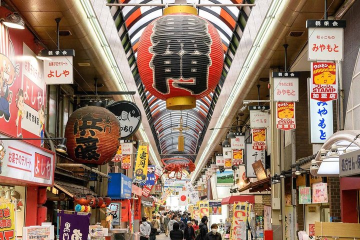 Kansai (KIX) Layover tour Sightseeing & tasting in Osaka by train