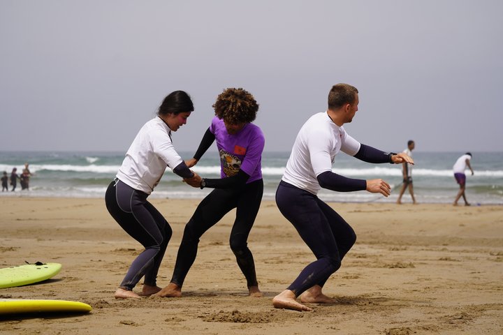 Beginners Surf lessons in Mirleft