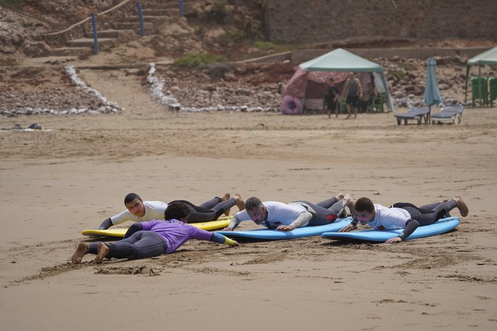 Beginners Surf lessons in Mirleft