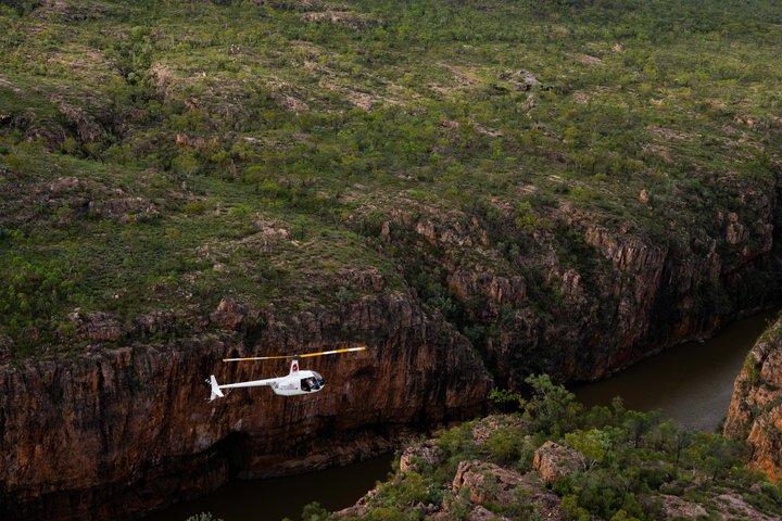 Nitmiluk Park Katherine Gorge Sunrise Helicopter Flight