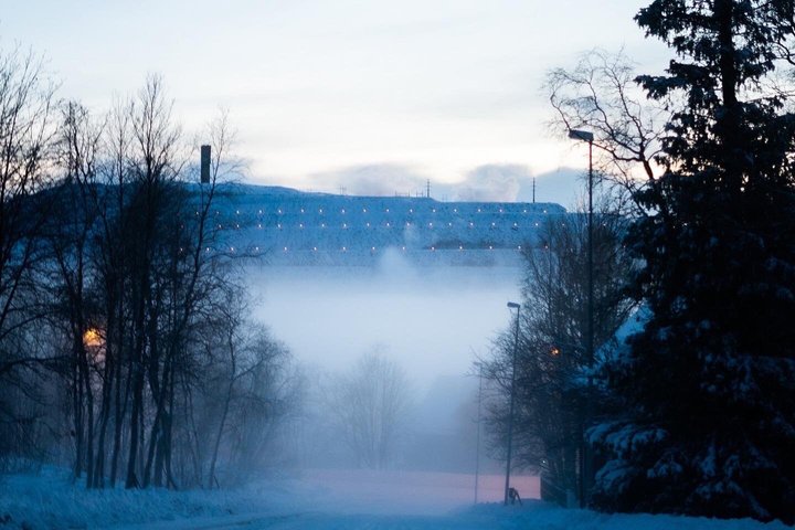 Kiruna City Tour. Guided Sightseeing Minivan Tour.