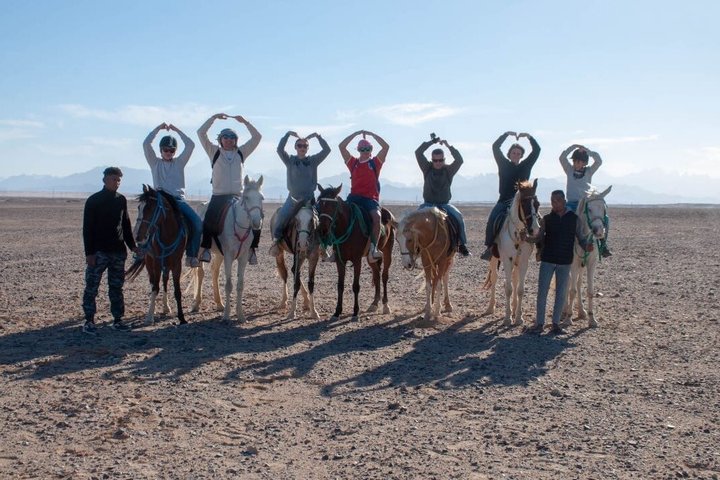 Horse Riding Nabq Bay Beach,Desert Sunrise&Sunset-Sharm El Sheikh