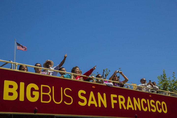 SF: Hop-on Hop-off Sightseeing Tour by Open-top Bus