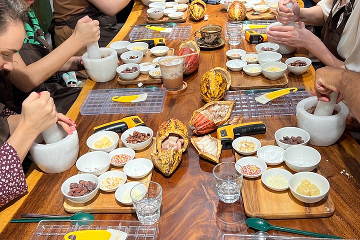 Bean to bar chocolate making workshop in Da Lat