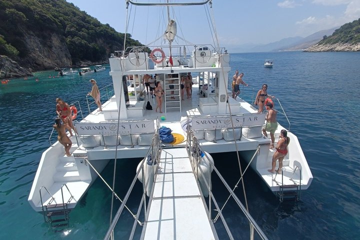 Saranda Catamaran VIP to Krorez and Kakome Beach with Lunch