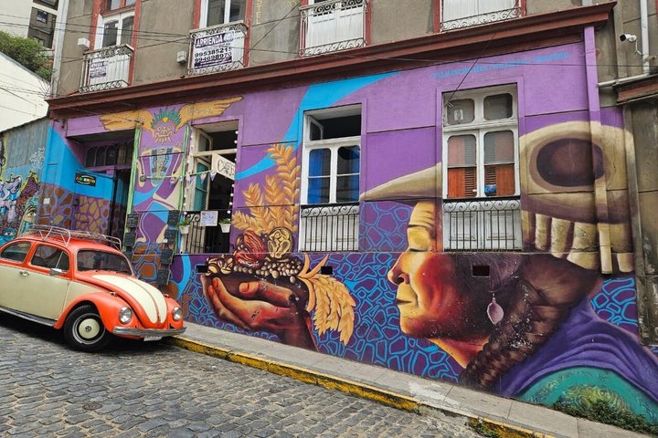 Walking Tour at Valparaiso and Viña with Lunch Starts in Santiago
