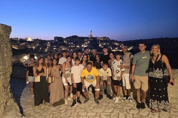 Matera by Night. Entrance fees included Cave House and Rock Church.