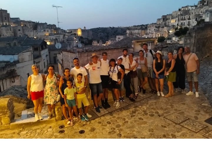 Matera by Night. Entrance fees included Cave House and Rock Church.