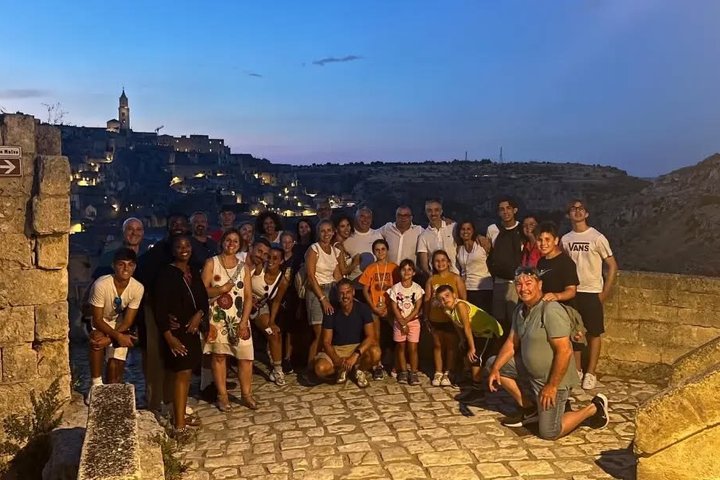Matera by Night. Entrance fees included Cave House and Rock Church.