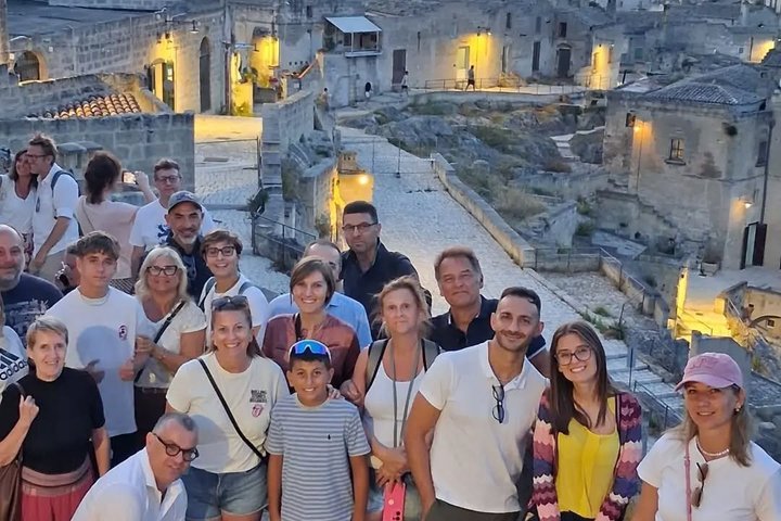 Matera by Night. Entrance fees included Cave House and Rock Church.