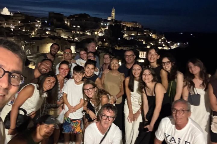 Matera by Night. Entrance fees included Cave House and Rock Church.