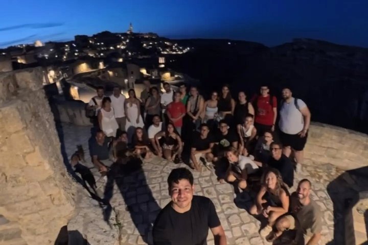 Matera by Night. Entrance fees included Cave House and Rock Church.
