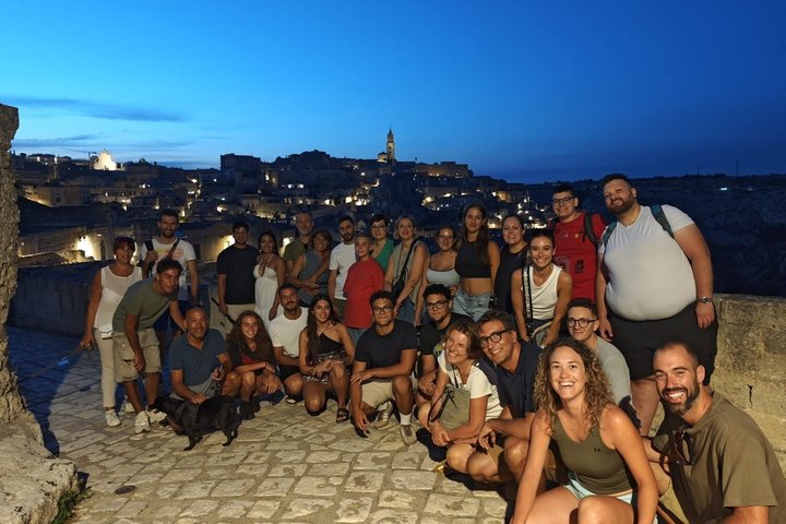 Matera by Night. Entrance fees included Cave House and Rock Church.