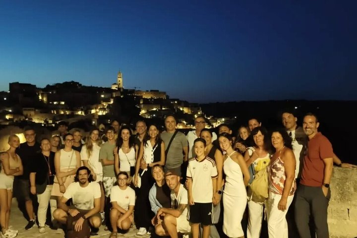 Matera by Night. Entrance fees included Cave House and Rock Church.