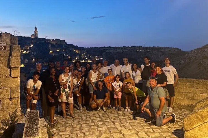Matera by Night. Entrance fees included Cave House and Rock Church.