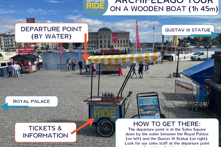 Stockholm Archipelago Tour by Classic Wooden Boat with Guide