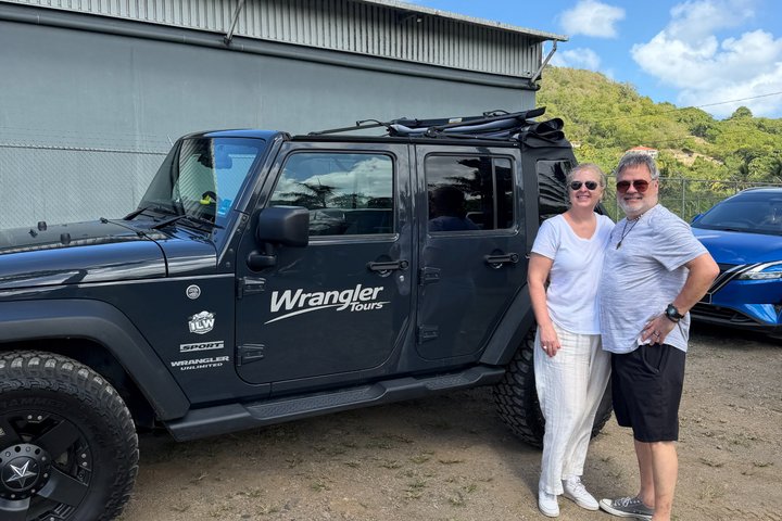 Half Day Private Tour in St. Lucia Jeep Wrangler