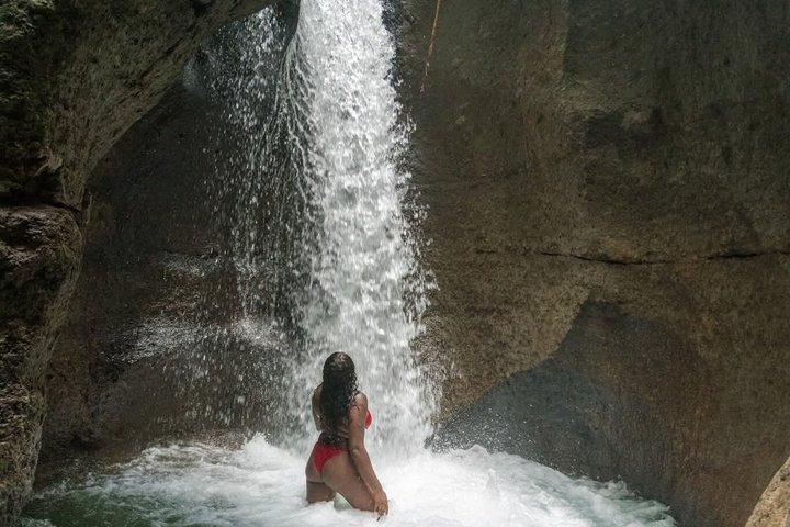 Scenic Tour of City and Rainforest, Waterfall, Sulphur Springs .