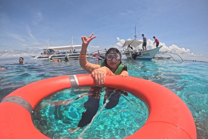 Bohol Balicasag Snorkeling and Virgin Island Hopping with Lunch