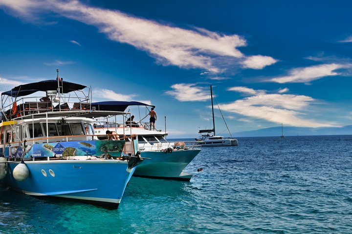 Blue Lagoon & 3 Islands Cruise with Lunch, Wine & Swim from Split