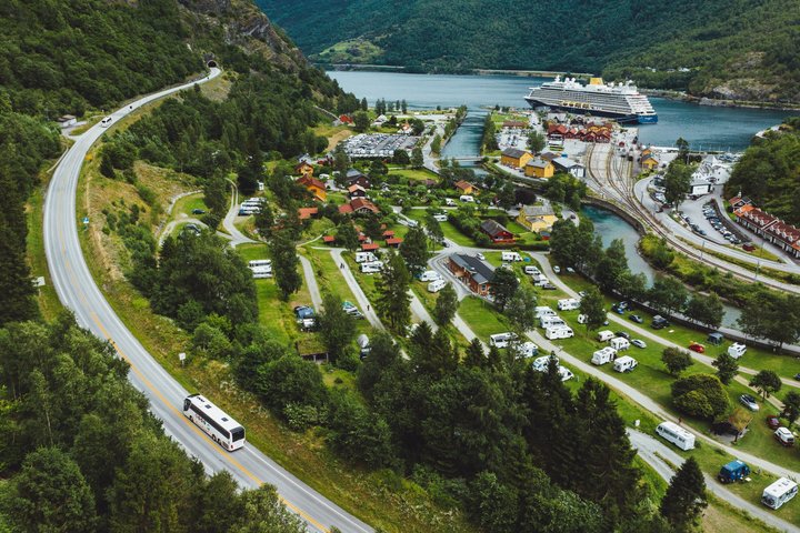 Guided tour - Viking Village, Nærøyfjord Cruise and Flåm Railway
