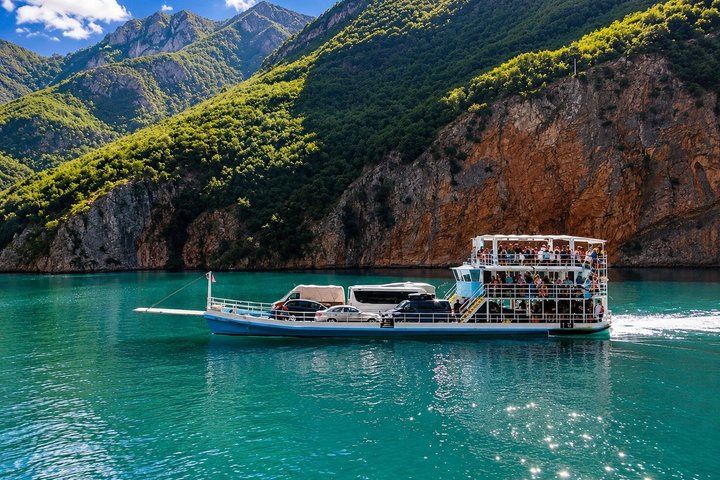 From Shkodra: Koman Lake Adventure with Boat Ride & Kayak