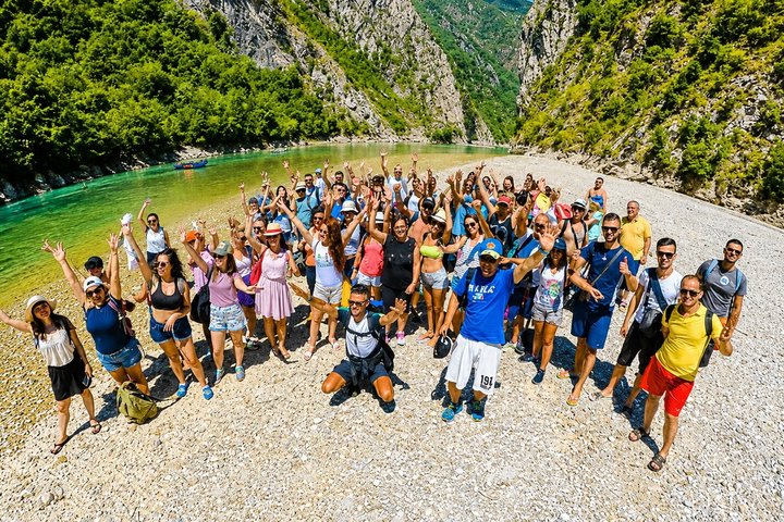 From Shkodra: Koman Lake Adventure with Boat Ride & Kayak