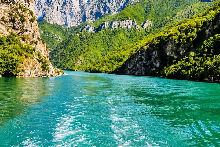 From Shkodra: Koman Lake Adventure with Boat Ride & Kayak