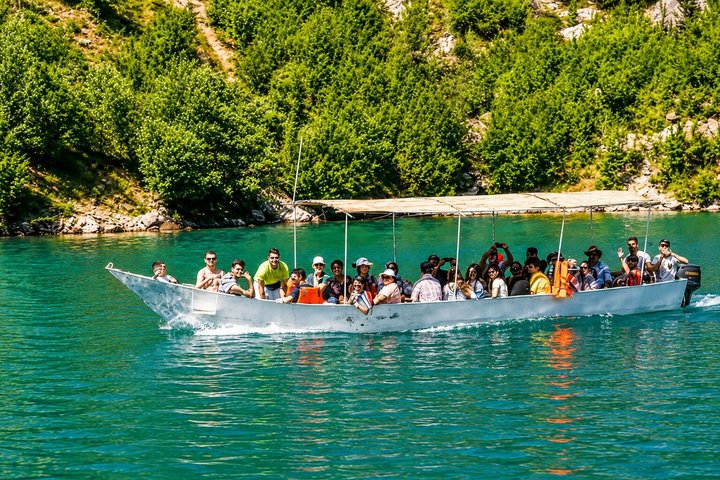 From Shkodra: Koman Lake Adventure with Boat Ride & Kayak