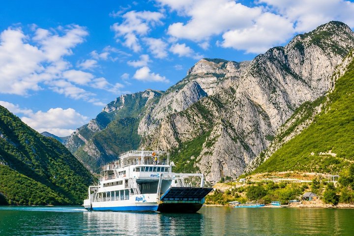 From Shkodra: Koman Lake Adventure with Boat Ride & Kayak