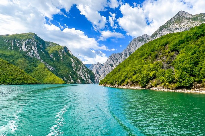 From Shkodra: Koman Lake Adventure with Boat Ride & Kayak