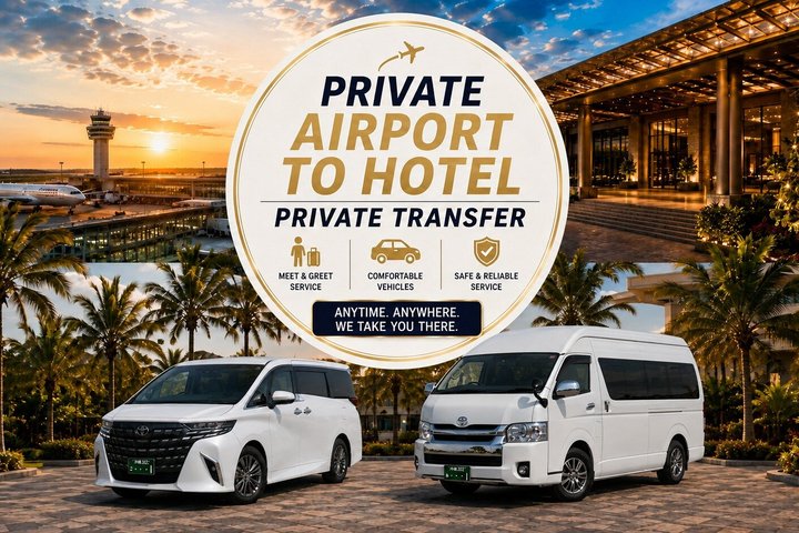 Okinawa Private Airport Transfer to Your Hotel (English driver)